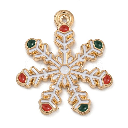 Christmas Theme Alloy Enamel Pendants ENAM-Z019-01D-1