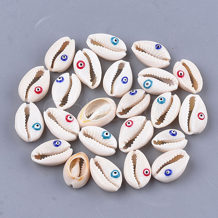 Cowrie Shell Beads SSHEL-S258-63-1