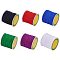 Nylon Thread, Mixed Color, 0.8mm, about 100yards/roll, , 6rolls/set