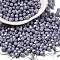 Baking Painted Glass Seed Beads, Bicone, Slate Gray, 4.5x4mm, Hole: 1mm, about 5232pcs/pound