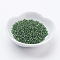 12/0 Glass Seed Beads, Silver Lined Round Hole, Round, Green, 12/0, 2mm, Hole: 1mm, about 3333pcs/50g, 50g/bag, 18bags/2pounds