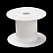 Plastic Empty Spools for Wire, Thread Bobbins, White, 6.8x5cm