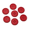 Resin Buttons, Dyed, Flat Round, Red, 20x3mm, Hole: 2mm, 195pcs/bag