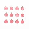 2 Sets 2 Styles Golden Plated Alloy Enamel Charms ENAM-YW0001-28E-2