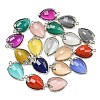 Natural & Synthetic Mixed Gemstone Faceted Pendants G-M431-06P-B-1