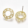 Alloy Stud Earring Findings X-PALLOY-T065-14-2