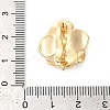 Brass Micro Pave Cubic Zirconia & Natural Shell & Enamel Fold Over Clasps KK-G505-16G-3