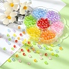 490Pcs 7 Colors Transparent Acrylic Beads MACR-YW0002-03-6