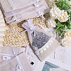 Burlap & Organza Storage Pouches ABAG-WH0040-13-5