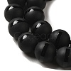Dyed Natural Agate Round Bead Strands G-J271-10-10mm-5