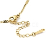 304 Stainless Steel Curb Chain Butterfly Lariat Necklaces for Women NJEW-G141-02G-3