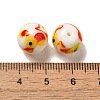 Handmade Lampwork Beads Strands LAMP-G162-08A-04-3