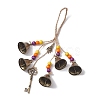 Halloween Iron Protective Witch Bells for Doorknob Hanging Ornaments HJEW-JM01896-01-1