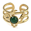 Natural Malaysia Jade Finger Rings RJEW-U027-07G-06-2