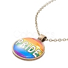 Rainbow Pride Necklace NJEW-F290-01F-1