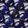 Dyed Natural Lapis Lazuli Gemstone Dome/Half Round Cabochons G-J330-06-30mm-1