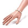Plastic Pearl Daisy Pendant Dangle Earrings & Stretch Bracelet & Pendant Necklace SJEW-JS01256-3