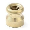 Golden Tone Round Wax Seal Brass Stamp Heads AJEW-M040-01G-B-3