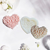 Valentine's Day Love Heart Soap DIY Food Grade Silicone Mold PW-WG51517-01-2