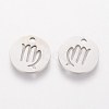 304 Stainless Steel Charms STAS-Q201-T095-6-2