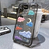 Colorful Clouds TPU Plastic Mobile Phone Cover PW-WGA90A0-05-1