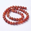 Natural Agate Beads Strands G-G754-06-6mm-2