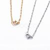 304 Stainless Steel Cable Chain Necklaces NJEW-P147-07-1