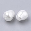 Eco-Friendly Plastic Imitation Pearl Beads X-MACR-T013-09-2