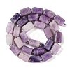 Natural Lepidolite Beads Strands G-M403-B35-03-3