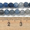 Dyed & Heated Natural Blue Aventurine Beads Strands G-E571-A10-04-5