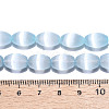 Dyed Natural Selenite Beads Strands G-T138-233D-4