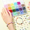 24Colors ABS Plastic Imitation Pearl Beads OACR-YW0001-74-4