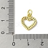 Real 18K Gold Plated Brass Pave Cubic Zirconia Pendants KK-M283-08B-02-3