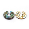 Natural Paua Shell Beads SSHEL-G020-30-20mm-2