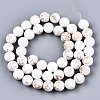 Natural Magnesite Beads Strands G-S373-003-8mm-2