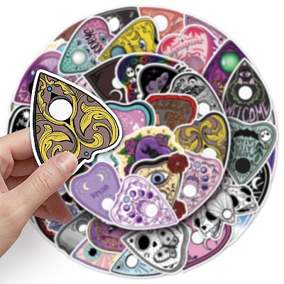 50Pcs 50 Styles PVC Sticker PW-WG847B5-01-1