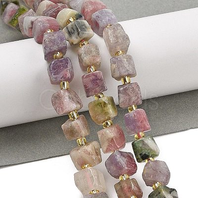 Natural Tourmaline Beads Strands G-G053-B17-03-1