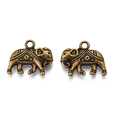 Tibetan Style Alloy Pendants TIBEP-S319-094AB-NR-1