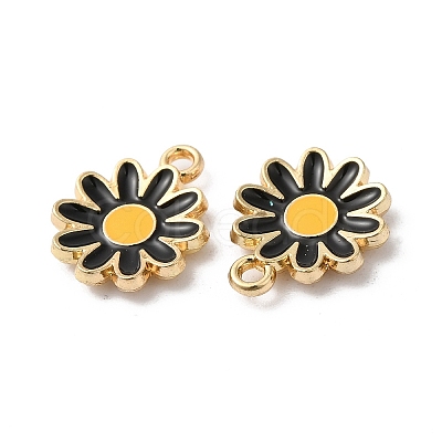 Eco-friendly Alloy Enamel Charms PALLOY-M212-09G-1