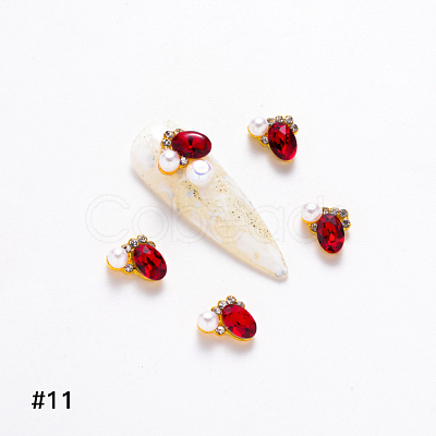 Alloy Rhinestone Cabochons MRMJ-Q072-07A-1