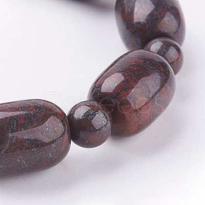 Natural Mixed Stone Beads Stretch Bracelets BJEW-K164-D-1