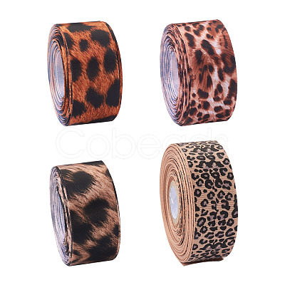 Leopard Printed Grosgrain Ribbons OCOR-TA0001-16-1