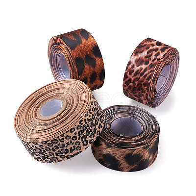 Leopard Printed Grosgrain Ribbons OCOR-TA0001-16-1