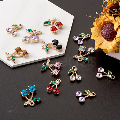 Alloy Rhinestone Pendants ALRI-TA0001-11-1