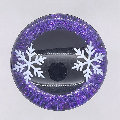 Snowflake Resin Craft Safety Eyes DIY-WH0399-97G-1