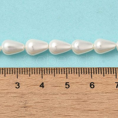 Electroplate Shell Pearl Beads Strands BSHE-G010-6x9mm-01A-1