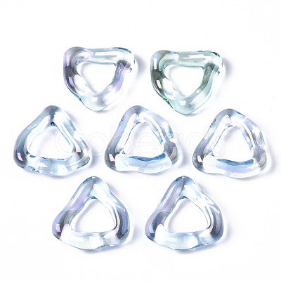 Transparent Resin Finger Rings X-RJEW-T013-005-E06-1