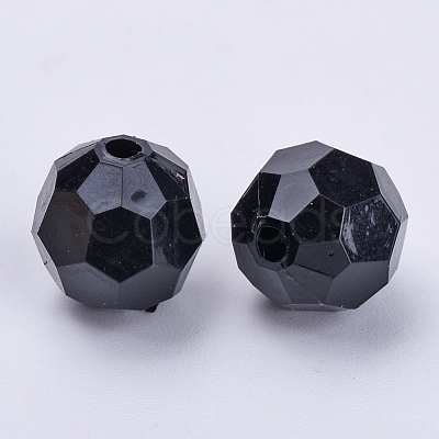 Transparent Acrylic Beads X-TACR-Q257-8mm-V72-1