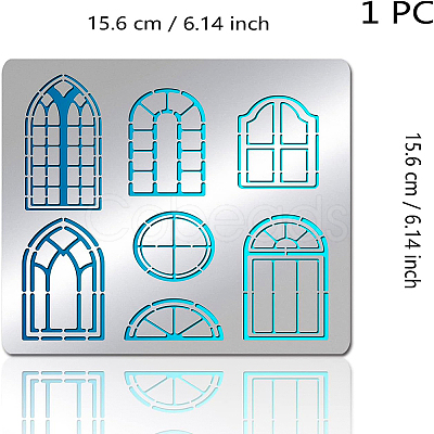 Stainless Steel Cutting Dies Stencils DIY-WH0279-109-1