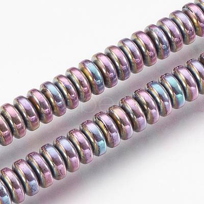 Electroplate Non-magnetic Synthetic Hematite Beads Strands G-I200-04-1